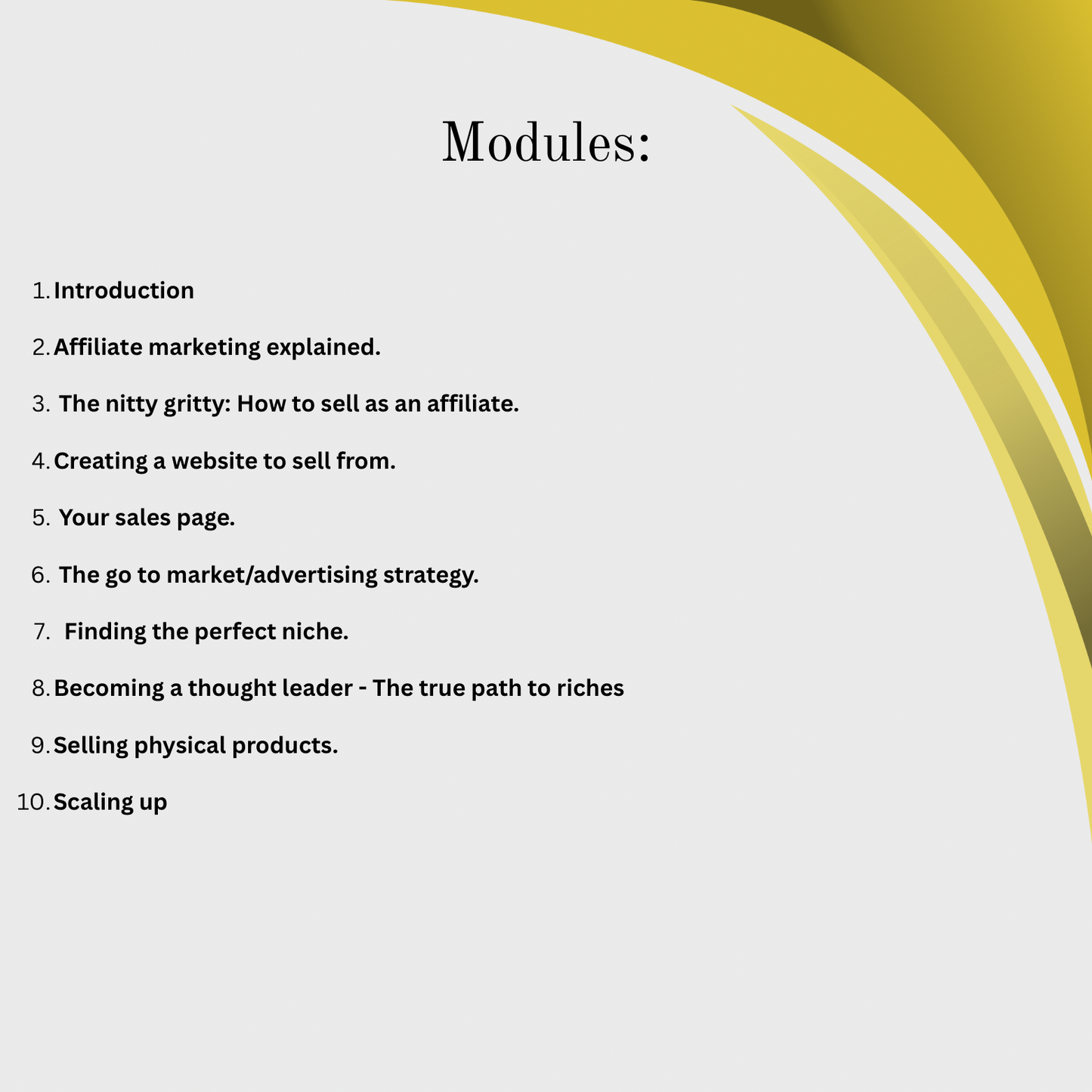 Affiliate marketing school - Full course