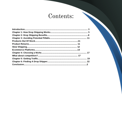 Dropshipping Simplified - Ebook