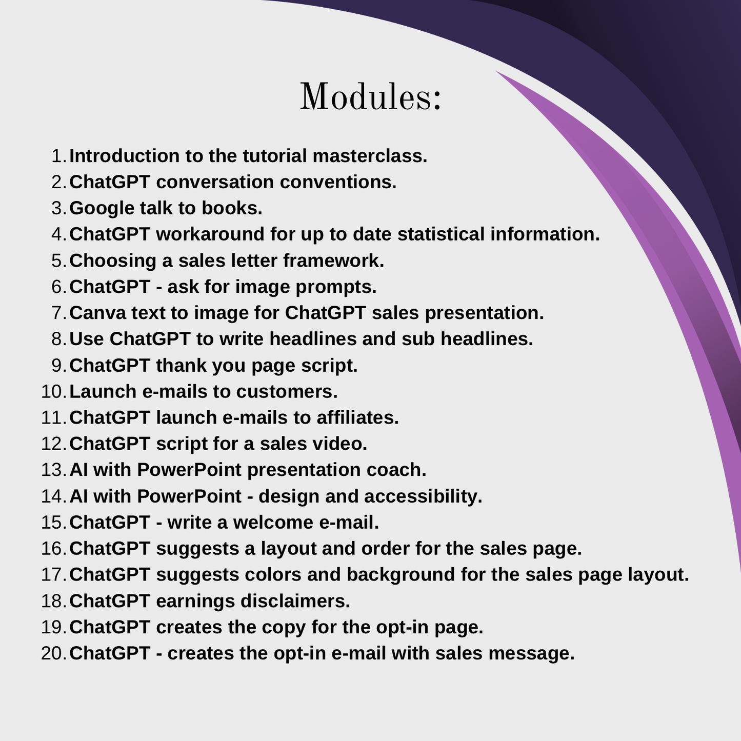 Chat GPT Master Class - Full Course